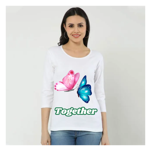 WOMEN 3/4 SLEEVE T-SHIRT